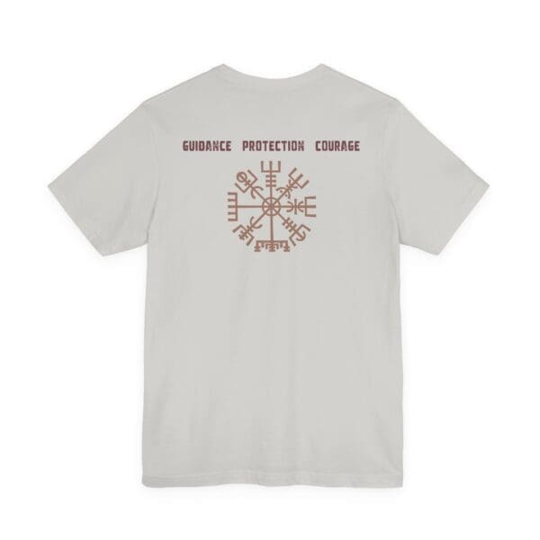 Guidance, Protection, Courage - Vegvisir Lightweight T-Shirt - Image 11