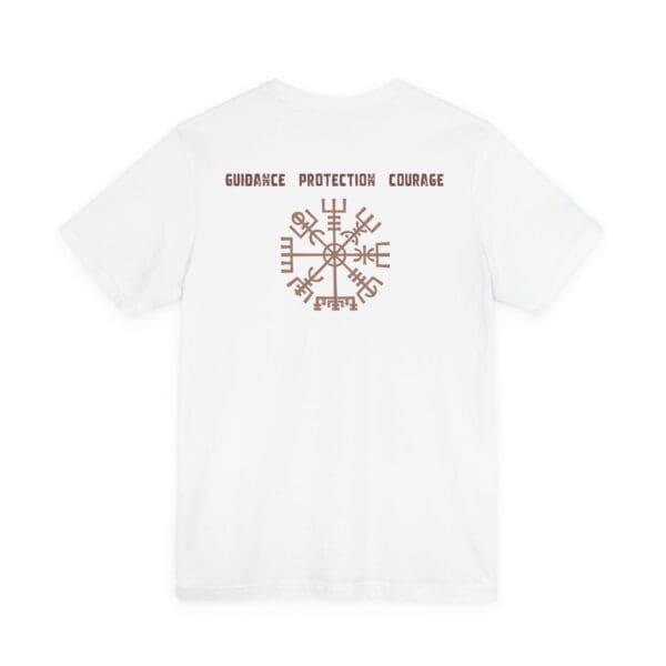 Guidance, Protection, Courage - Vegvisir Lightweight T-Shirt - Image 7