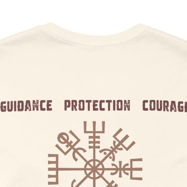 Guidance, Protection, Courage - Vegvisir Lightweight T-Shirt - Image 4
