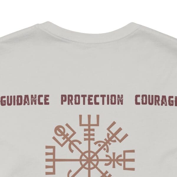 Guidance, Protection, Courage - Vegvisir Lightweight T-Shirt - Image 12