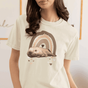 Boho Blobfish Rainbow Heavyweight T-Shirt