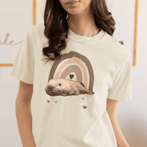 Boho Blobfish Rainbow Heavyweight T-Shirt