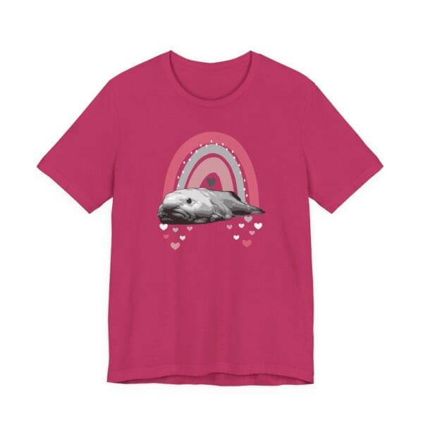 Boho Blobfish Rainbow Lightweight T-Shirt - Image 16