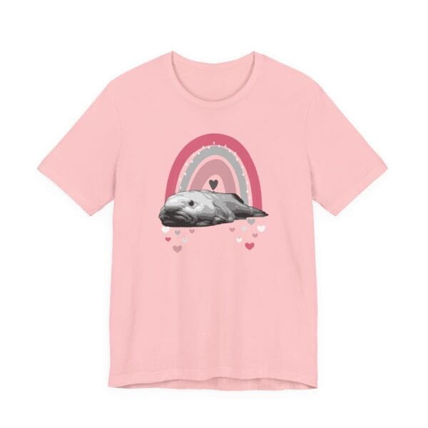 Boho Blobfish Rainbow Lightweight T-Shirt - Image 20