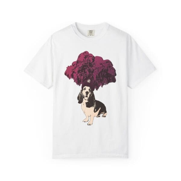 Basset Hound Performer Heavyweight T-Shirt - Image 3