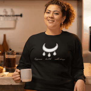 Happiness, Health, Well-Being - Wiccan Blessing Sweatshirt