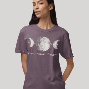 Perceive, Connect, Transform - Moon Phases Heavyweight T-Shirt