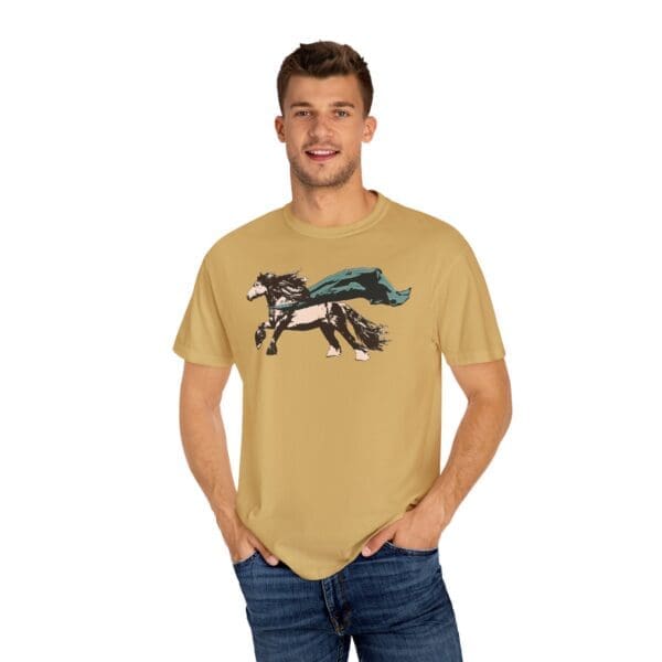Horse Hero Heavyweight T-Shirt - Image 9