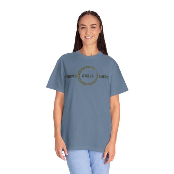 Growth, Cycles, Rebirth - Ouroboros Heavyweight T-Shirt - Image 19