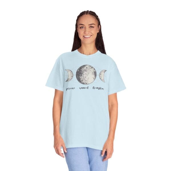 Perceive, Connect, Transform - Moon Phases Heavyweight T-Shirt - Image 22