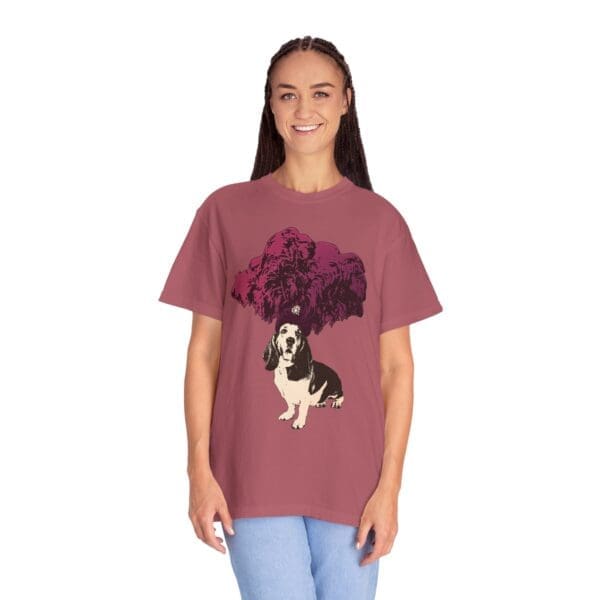 Basset Hound Performer Heavyweight T-Shirt - Image 14