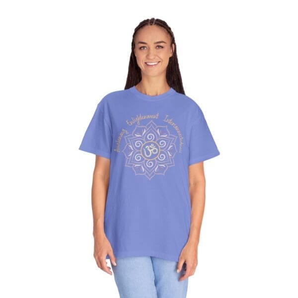 Awakening, Enlightenment, Interconnectedness - Om Heavyweight Tee - Image 10