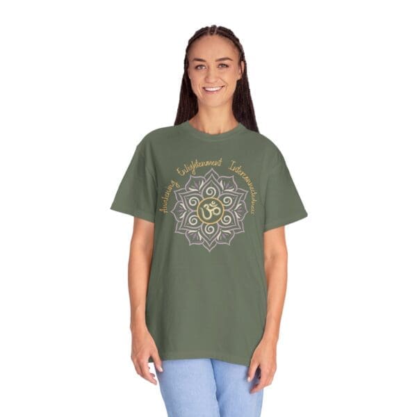 Awakening, Enlightenment, Interconnectedness - Om Heavyweight Tee - Image 23