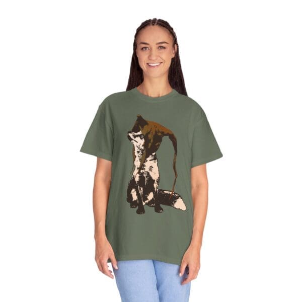 Druid Fox Heavyweight T-Shirt - Image 15