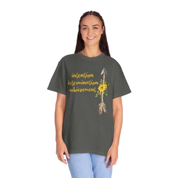 Intention, Determination, Achievement - Up Arrow Heavyweight Tee - Image 10