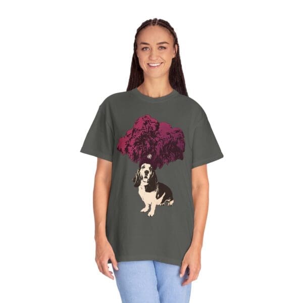 Basset Hound Performer Heavyweight T-Shirt - Image 22