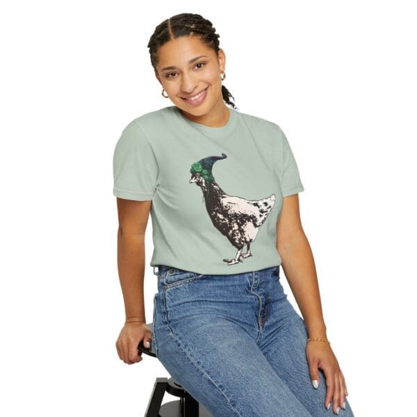 Pixie Chicken Heavyweight T-Shirt - Image 9
