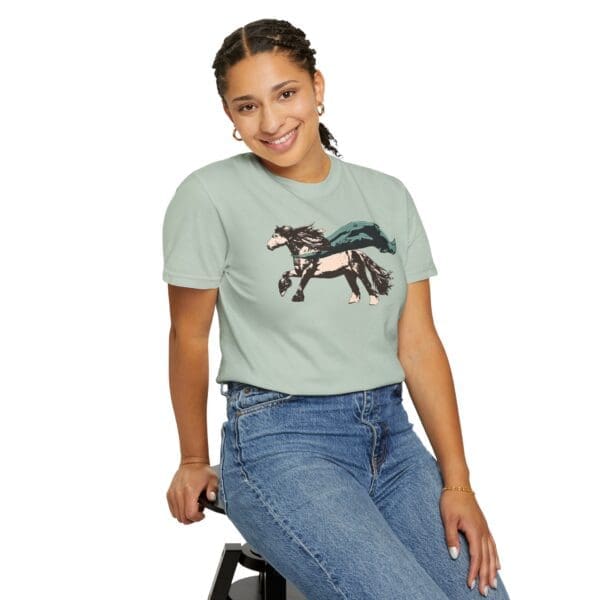Horse Hero Heavyweight T-Shirt - Image 14