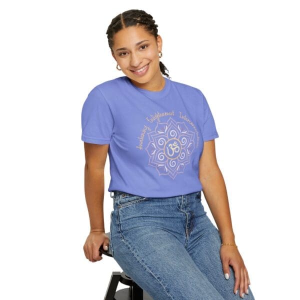 Awakening, Enlightenment, Interconnectedness - Om Heavyweight Tee - Image 9