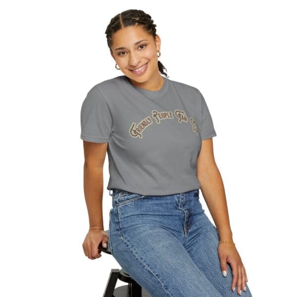 Friendly People Fan Club Heavyweight T-Shirt - Image 9