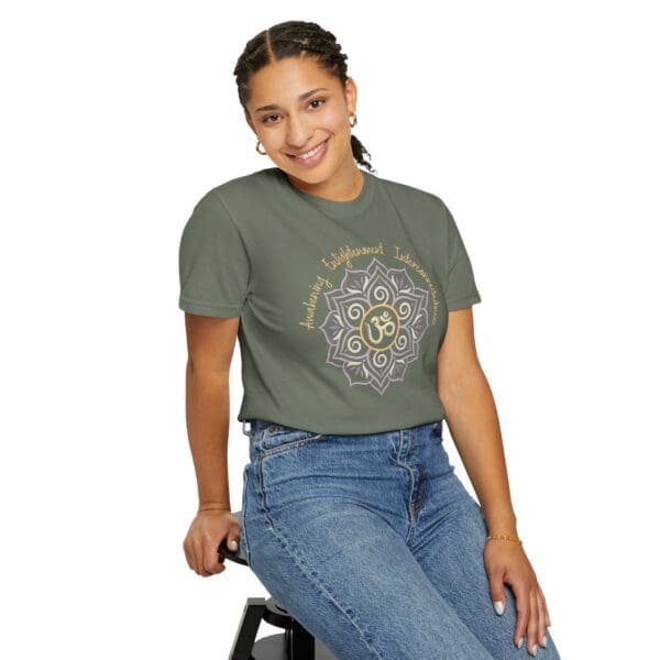 Awakening, Enlightenment, Interconnectedness - Om Heavyweight Tee - Image 22
