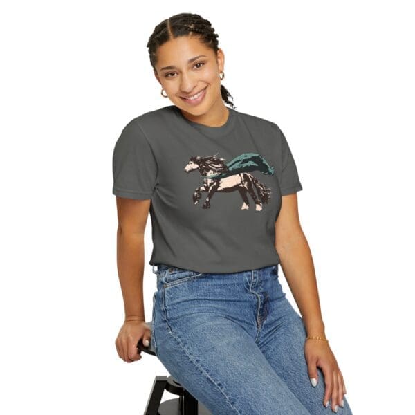 Horse Hero Heavyweight T-Shirt - Image 23