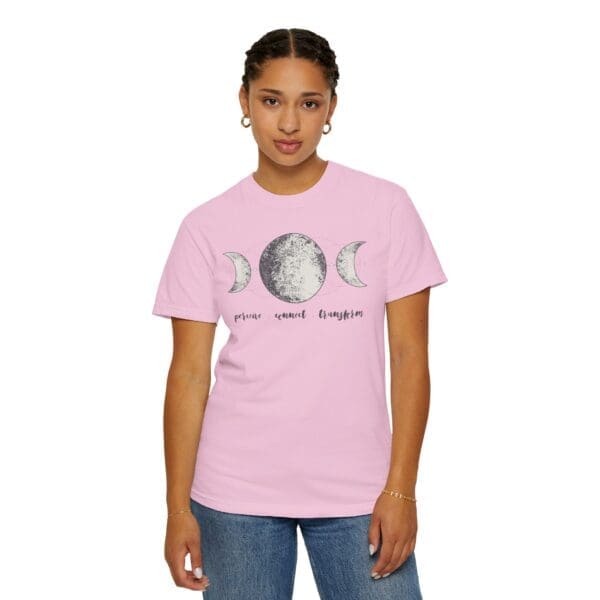 Perceive, Connect, Transform - Moon Phases Heavyweight T-Shirt - Image 19