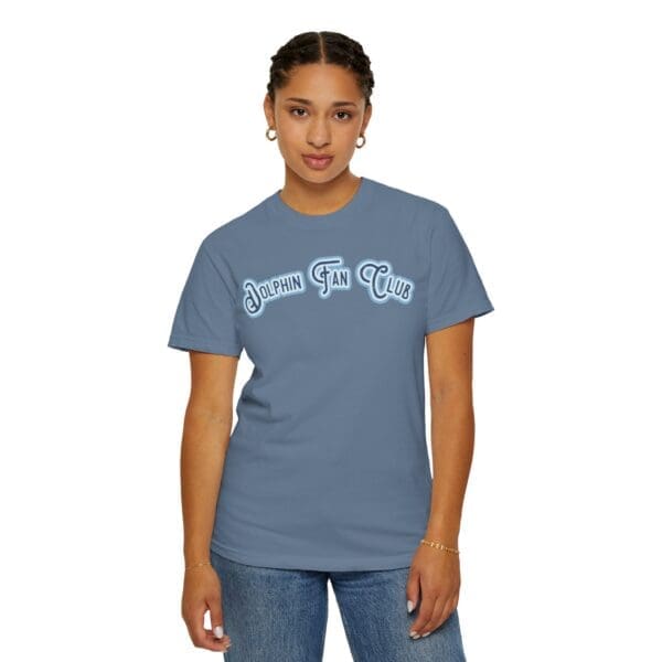 Dolphin Fan Club Heavyweight T-Shirt - Image 18