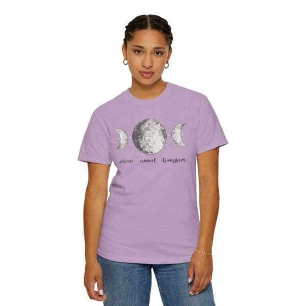 Perceive, Connect, Transform - Moon Phases Heavyweight T-Shirt - Image 15
