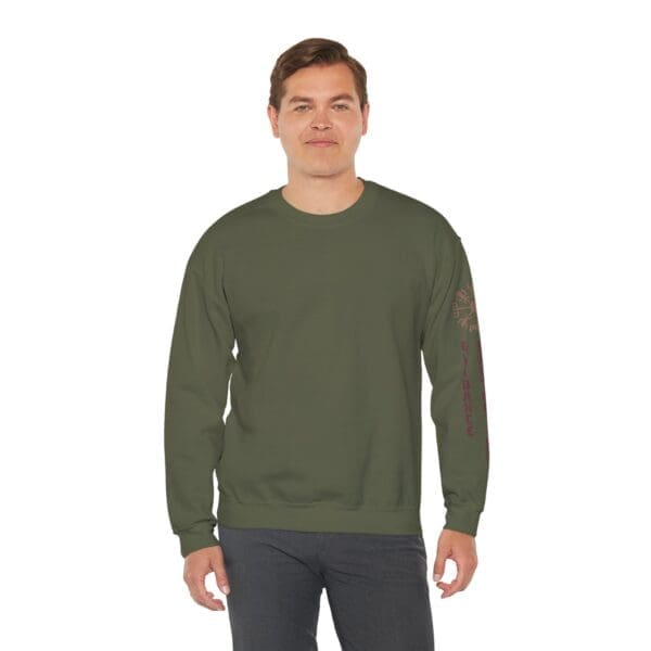 Guidance, Protection, Courage - Vegvisir Crewneck Sweatshirt - Image 14