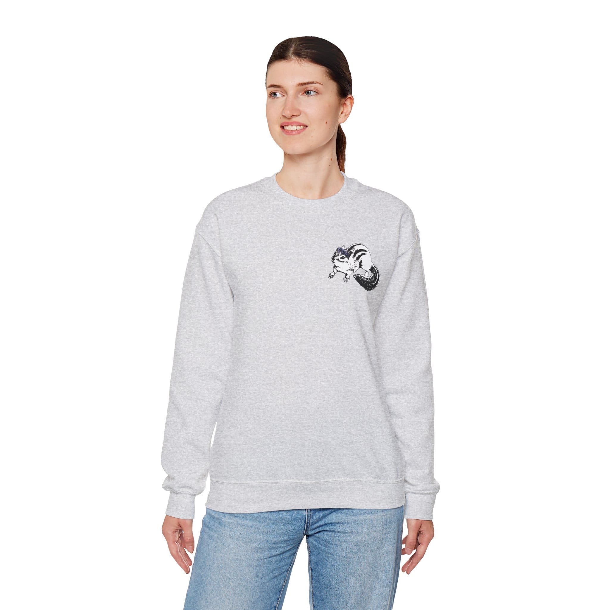 Chipmunk Flower Princess Crewneck Sweatshirt - Image 6