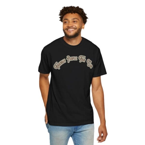 Friendly People Fan Club Heavyweight T-Shirt - Image 23