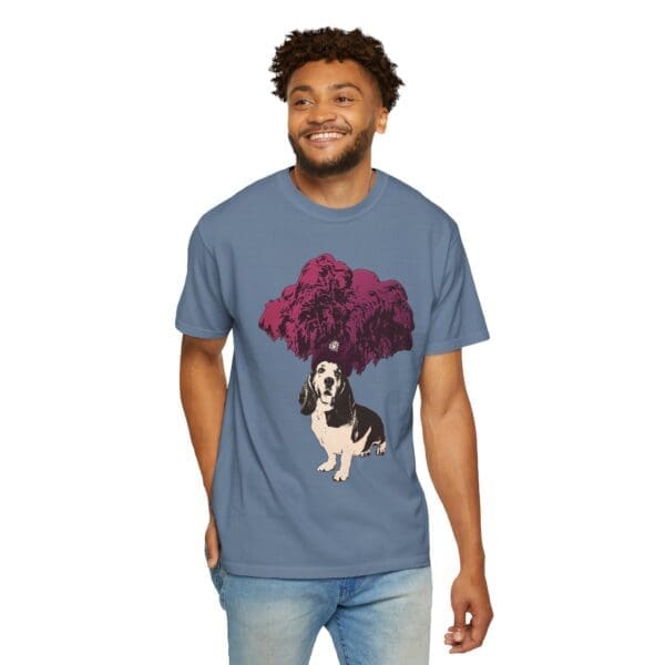 Basset Hound Performer Heavyweight T-Shirt - Image 19
