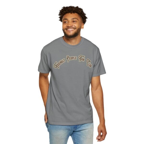 Friendly People Fan Club Heavyweight T-Shirt - Image 10