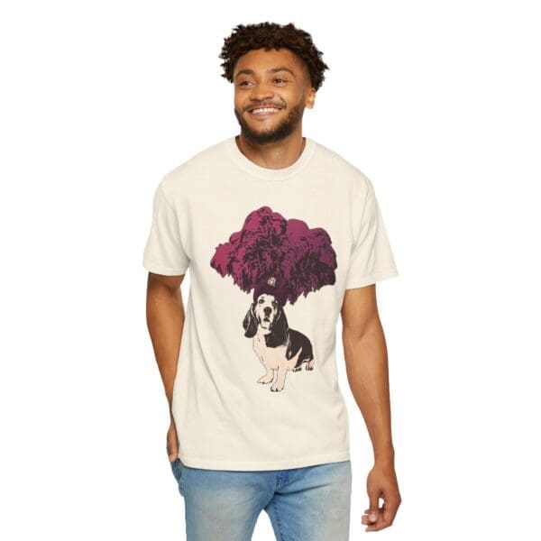 Basset Hound Performer Heavyweight T-Shirt - Image 11