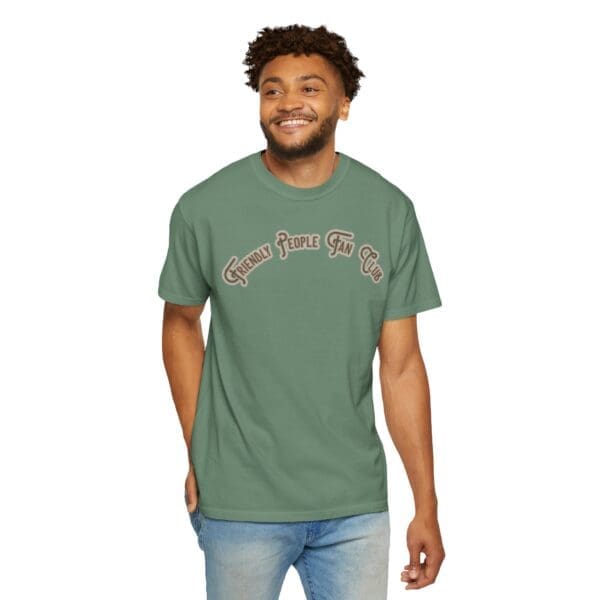 Friendly People Fan Club Heavyweight T-Shirt - Image 19