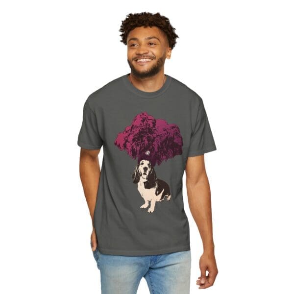 Basset Hound Performer Heavyweight T-Shirt - Image 23