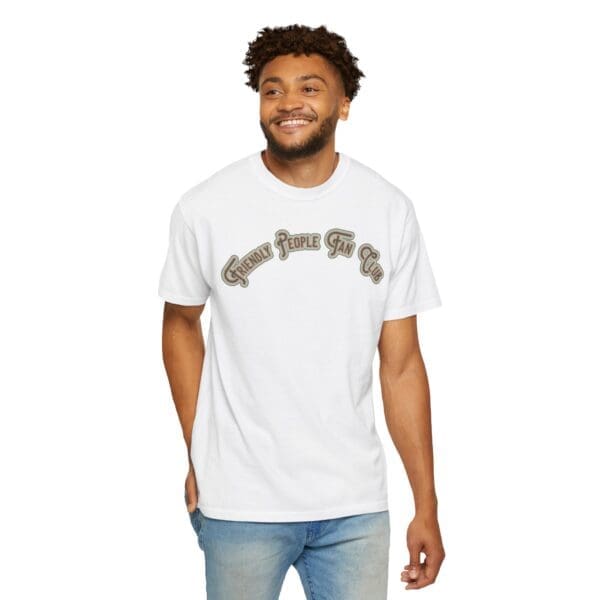 Friendly People Fan Club Heavyweight T-Shirt - Image 6