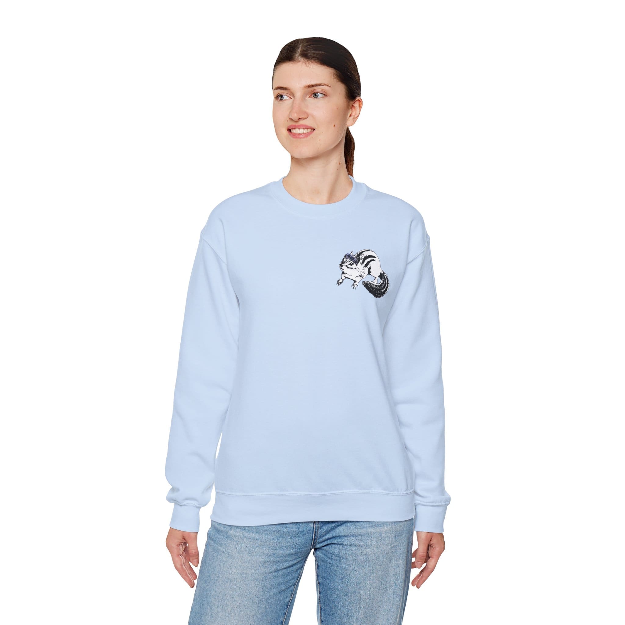 Chipmunk Flower Princess Crewneck Sweatshirt - Image 19