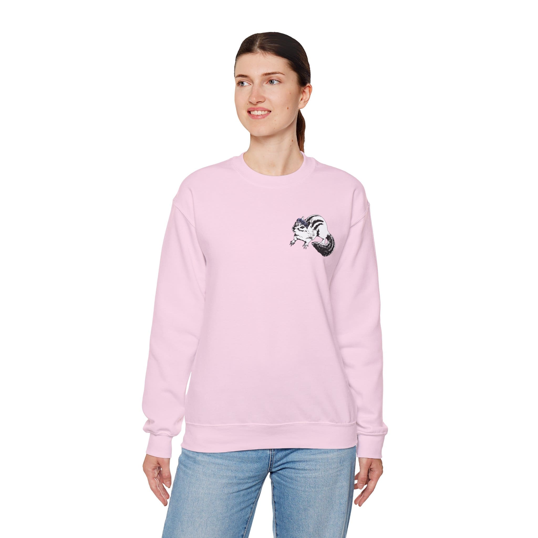 Chipmunk Flower Princess Crewneck Sweatshirt - Image 23