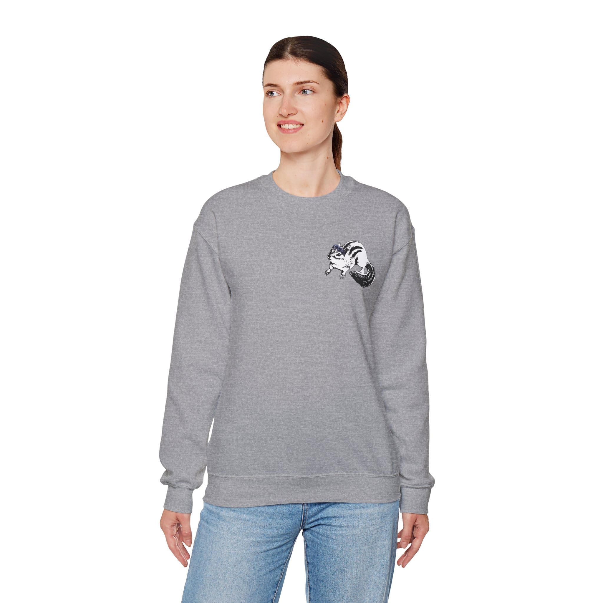Chipmunk Flower Princess Crewneck Sweatshirt - Image 10