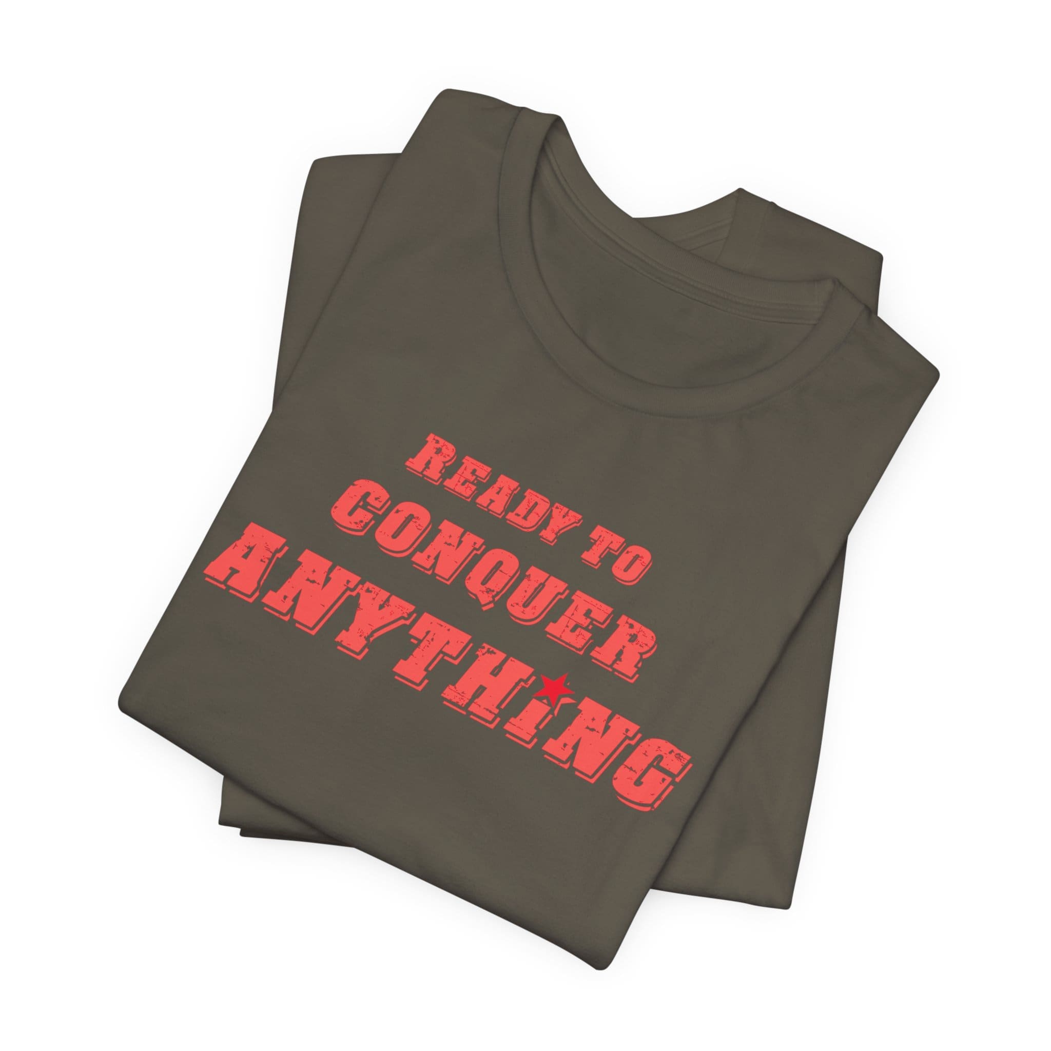 Ready to Conquer Anything Lightweight T-Shirt - Text Only - Image 12