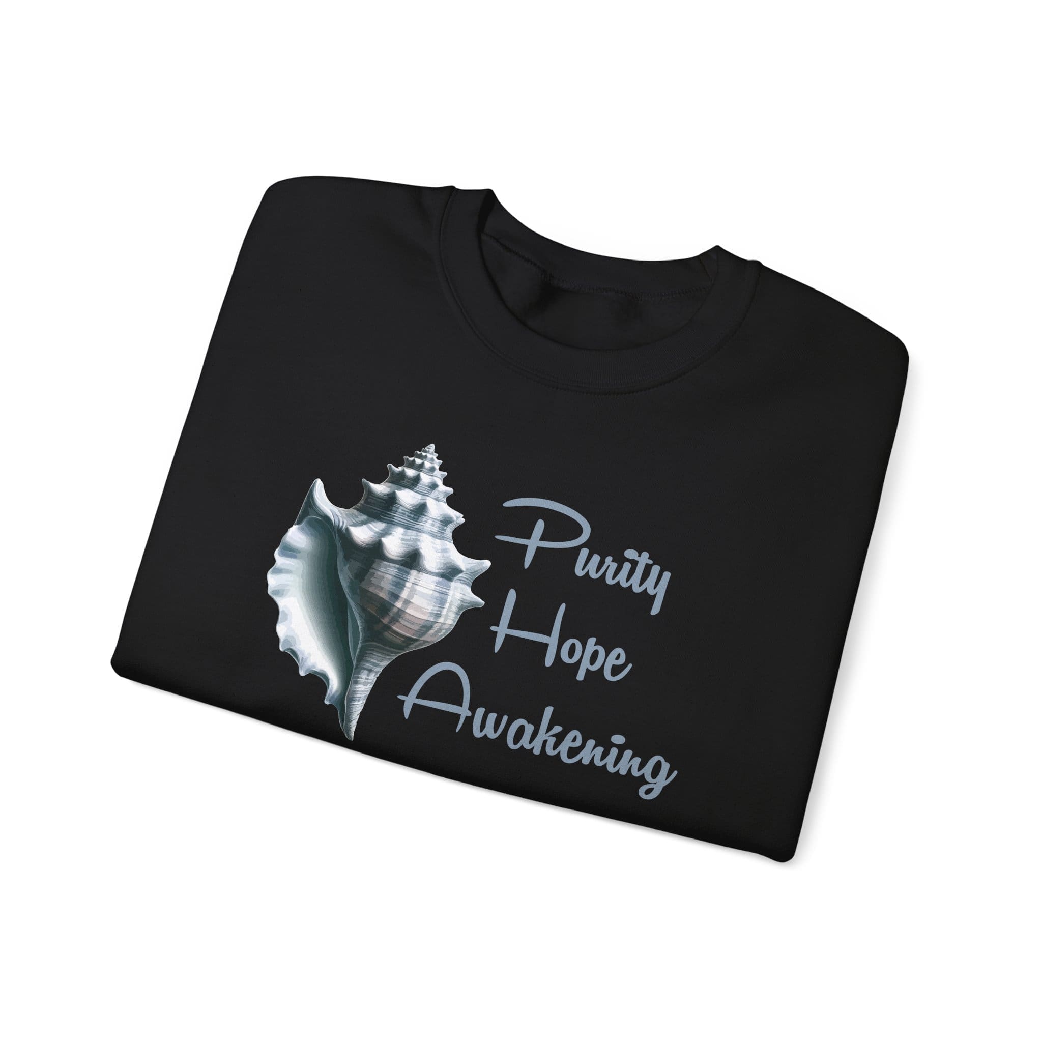 Purity, Hope, Awakening -Conch Shell Crewneck Sweatshirt - Image 21