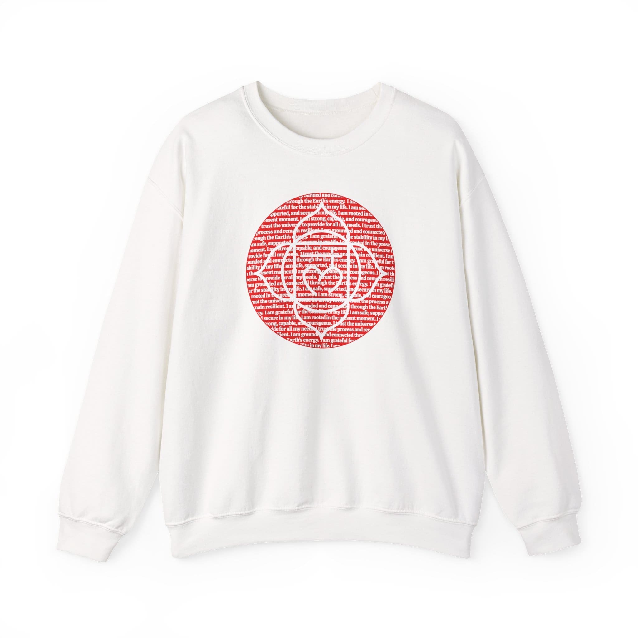 Root Chakra Affirmations Crewneck Sweatshirt - Image 3