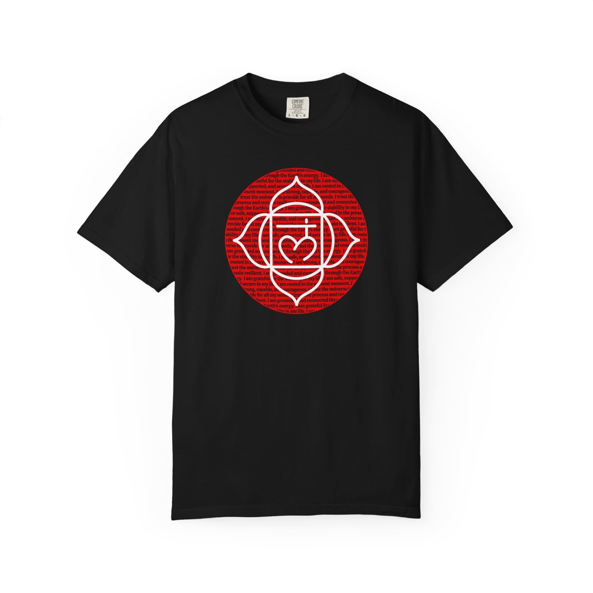 Root Chakra Affirmations Heavyweight T-Shirt - Image 19