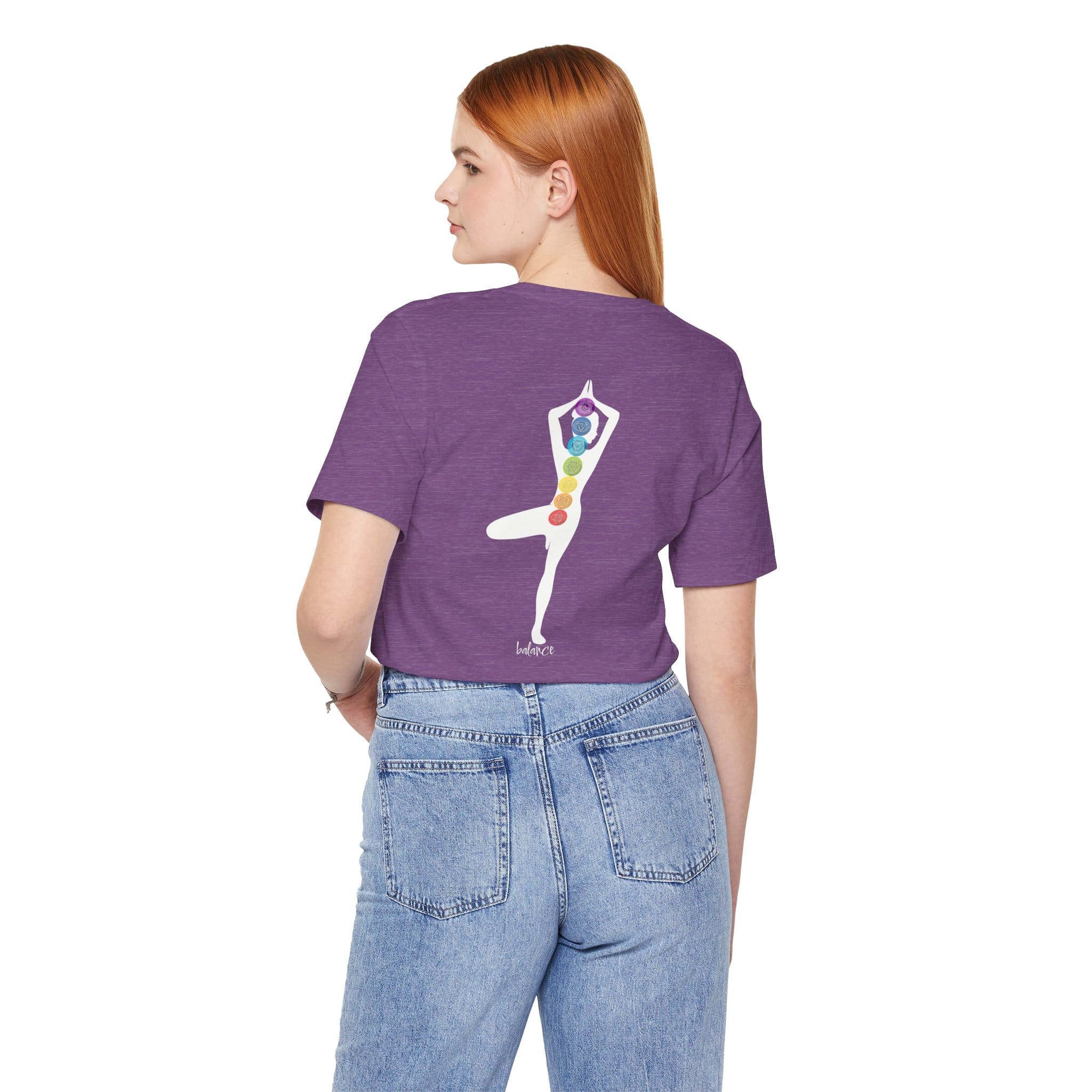 Balance - Chakra Lightweight T-Shirt with Female Silhouette - Image 6