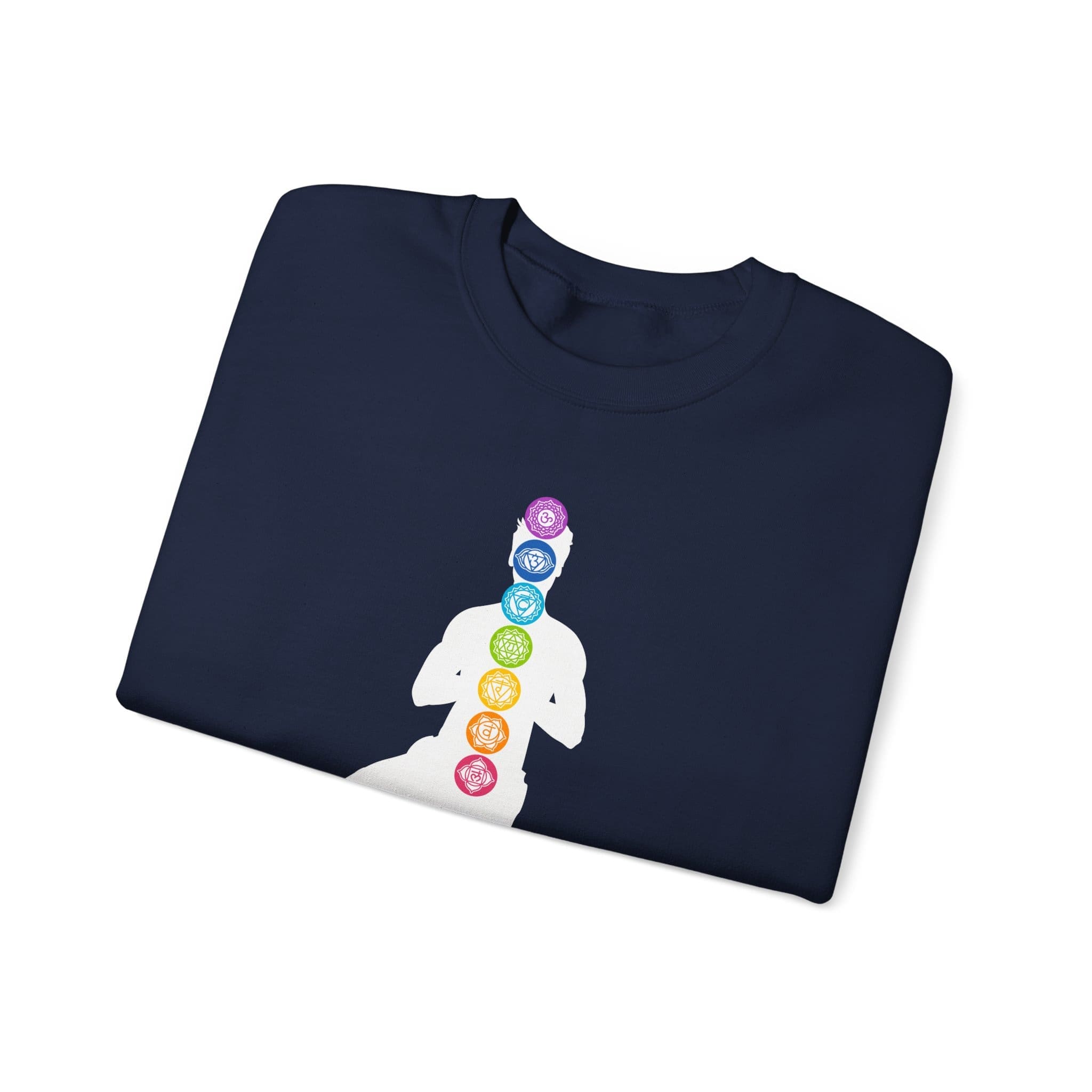 Balance - Chakra Crewneck Sweatshirt with Male Silhouette - Image 17