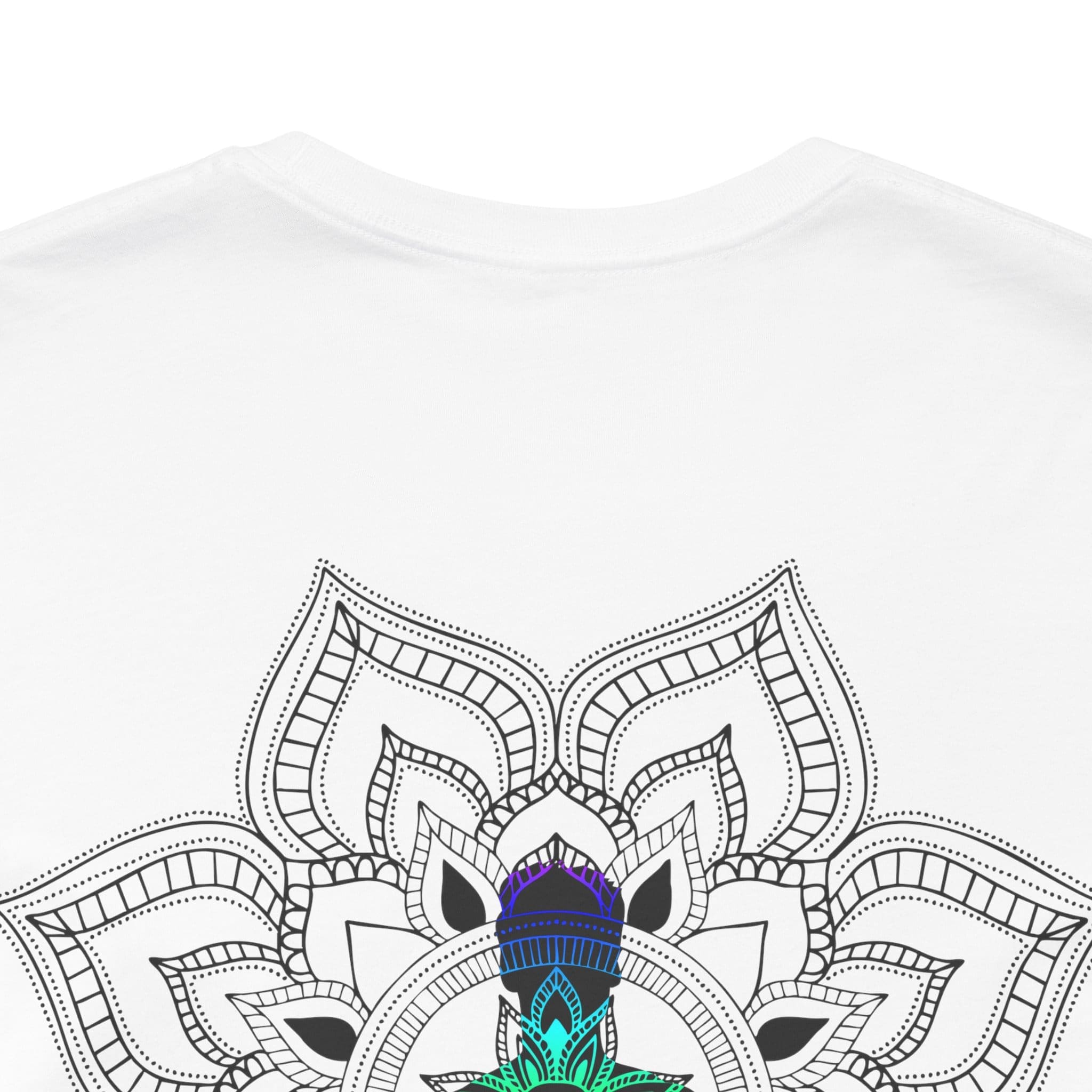 Serenity - Chakra Mandala Lightweight Shirt with Male Silhouette - Image 4
