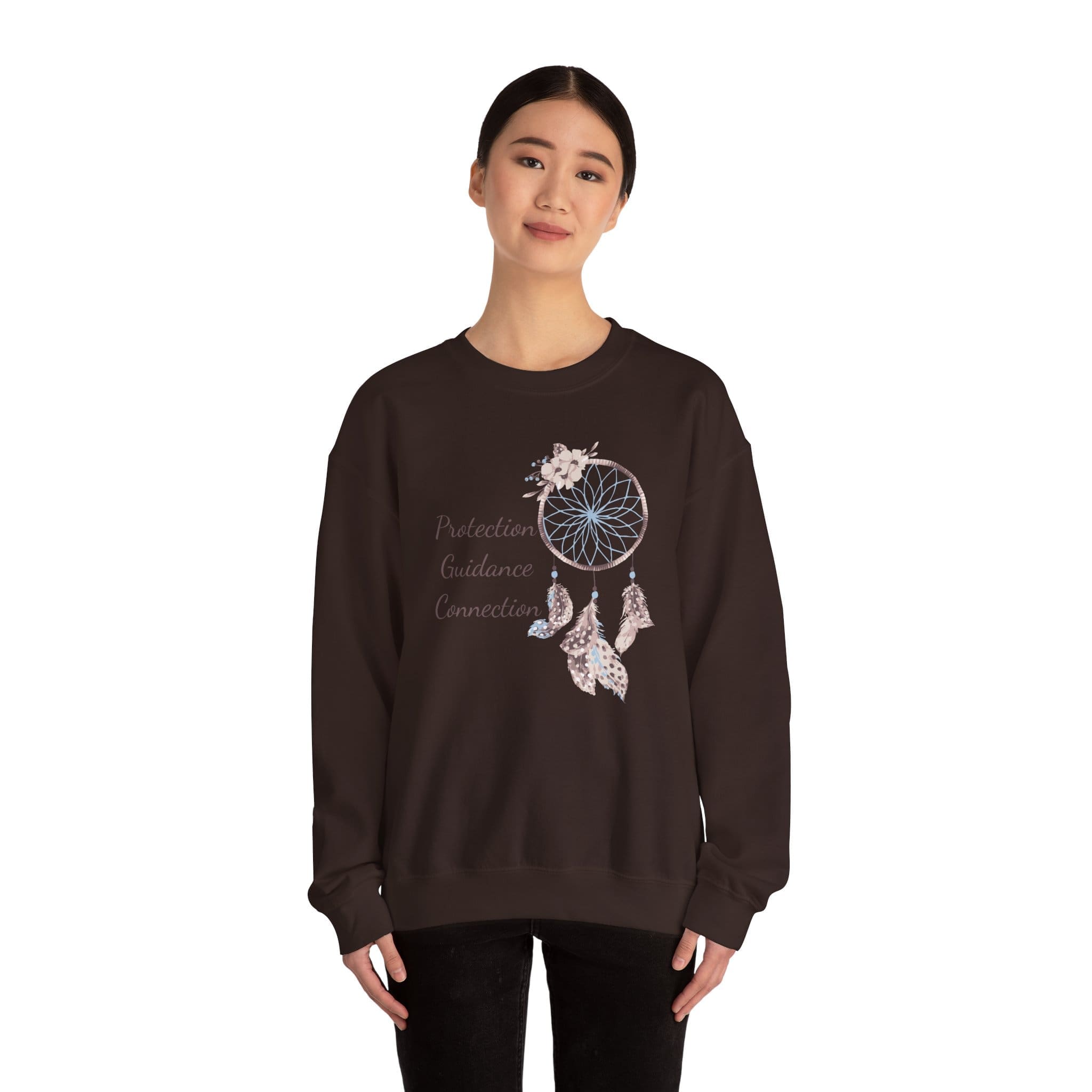 Protection, Guidance, Connection - Dreamcatcher Sweatshirt - Image 15