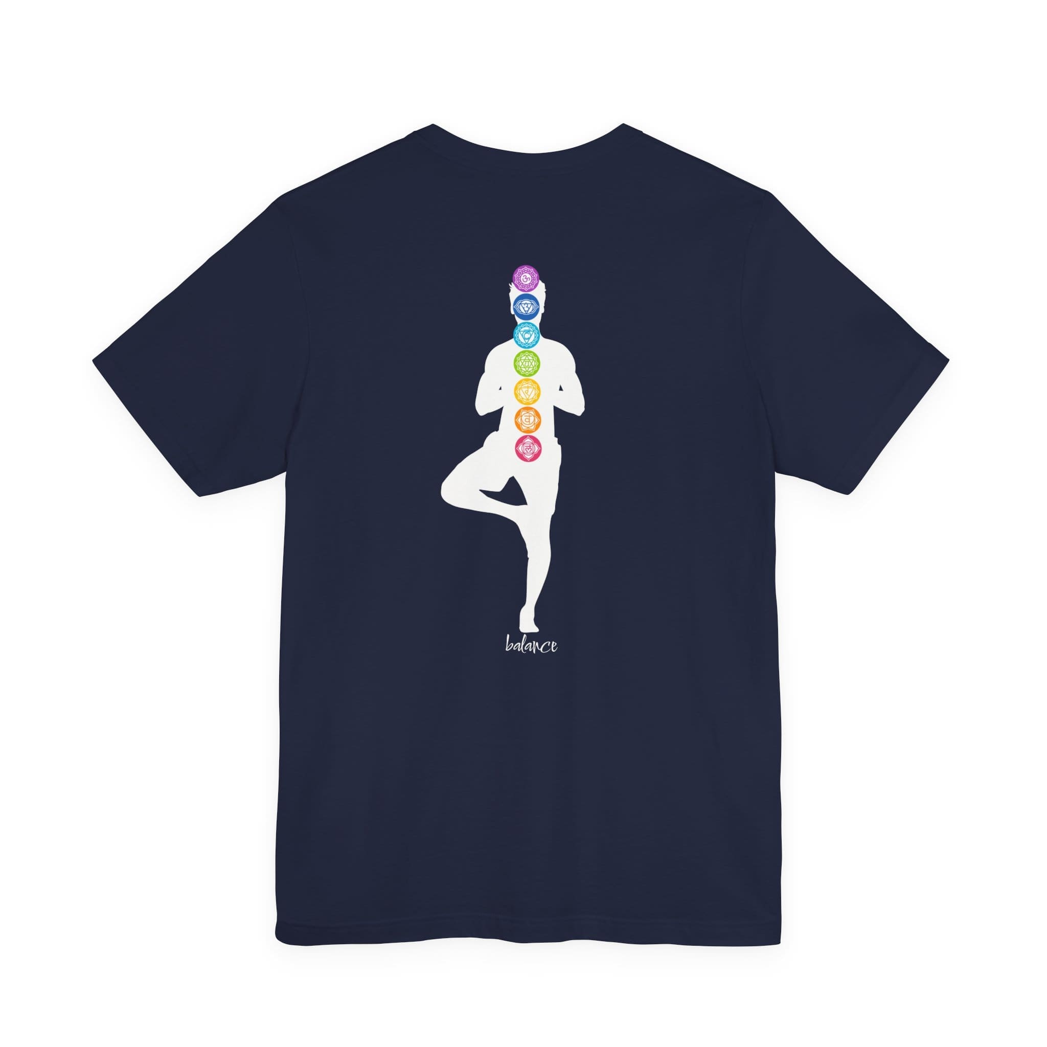 Balance - Chakra Lightweight T-Shirt with Male Silhouette - Image 3